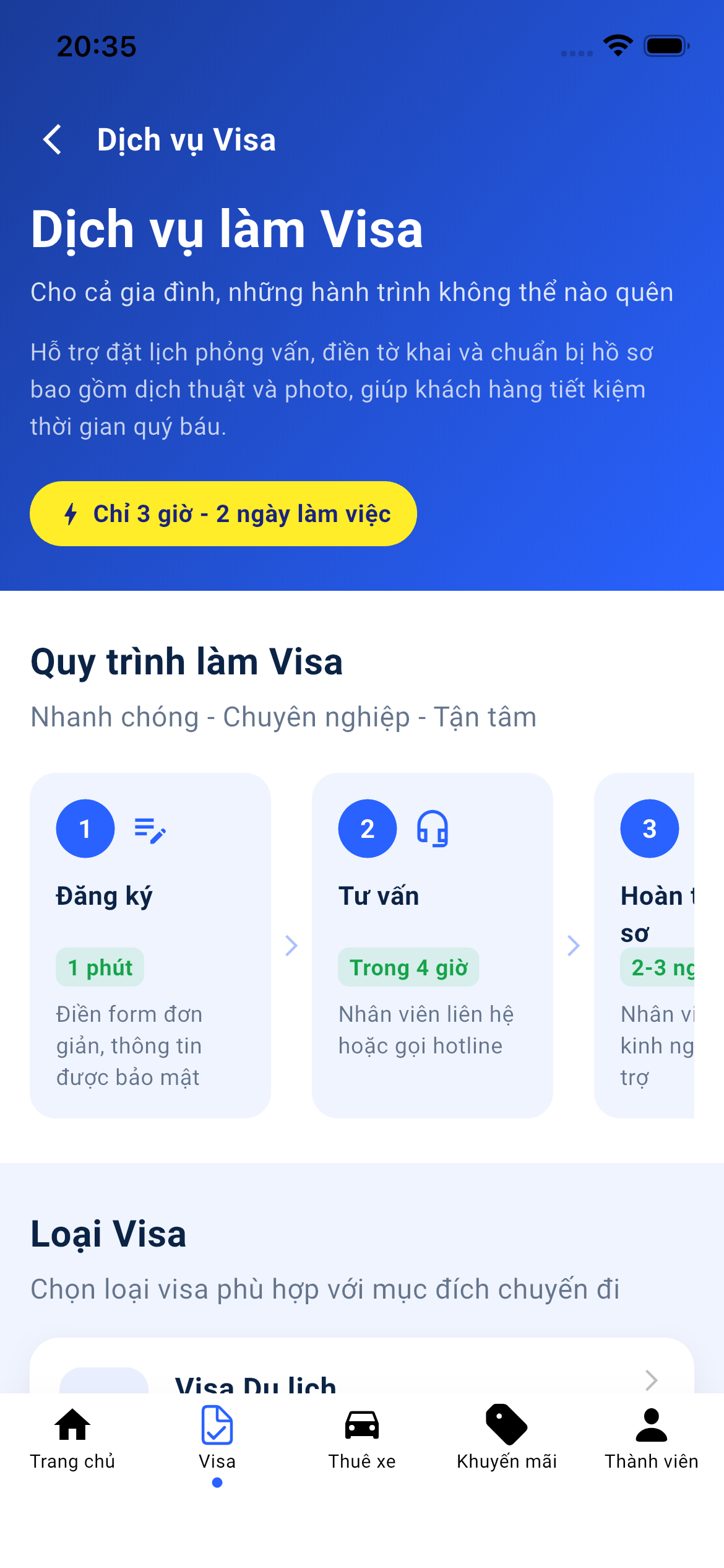Visa App